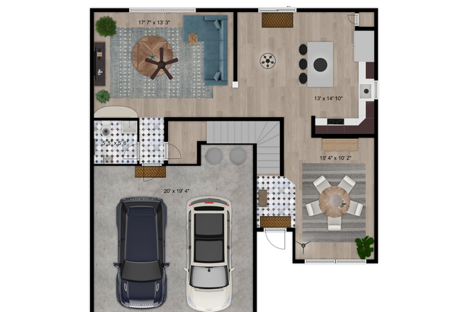 First Floor - 3412 Withrow Ln House