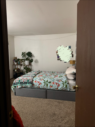 Spacious bedroom with plenty of space - one bedroom in two bedroom apartment for Summer 2025 May - August, 10 min walk to campus