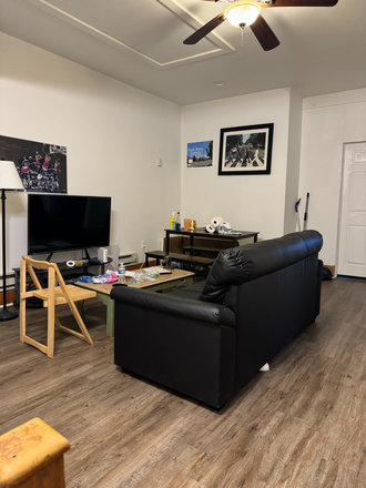living room 3325 B - Walking distance from Drexel  3327 Powelton avenue available 4 &5- bedroom units. Apartments