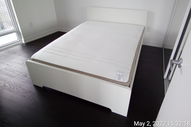 sencond bedroom - 1 Furnished Second Bedrooms in 2+1 bedroom Condo at 2520 Eglinton Ave. West Mississauga