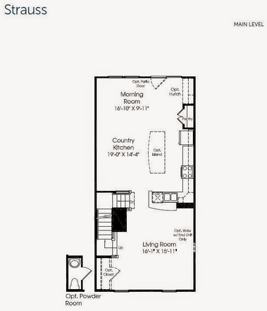 floor plan - Greenbelt Station 4 level TH 5B 4.5B 2 car garage for rent Townhome