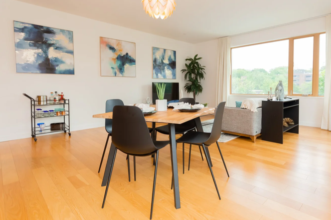 Living Room - $3,050 - Gorgeous 2BR/2BA Urban Apartment, Available Immediately, Lease Transfer (Amherst