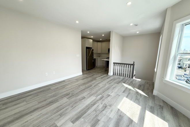 Living Room and Kitchen - NO BROKERS FEE, Newly Renovated 3 Bed 2 Bath Duplex