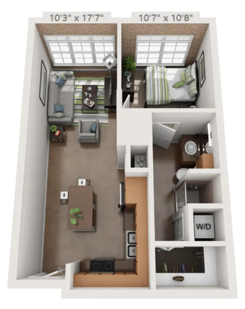 Floorplan - The Foundry Apartments