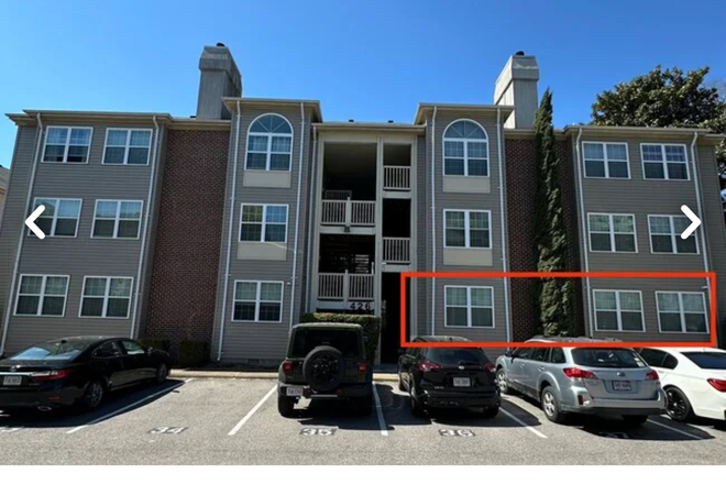 Front of building.  It is a first floor unit. - Lafayette Cove condominiums