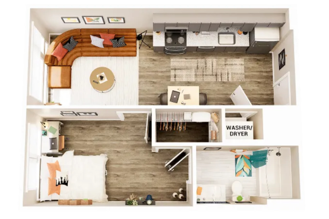 Floor plan - A1 - Union Blacksburg