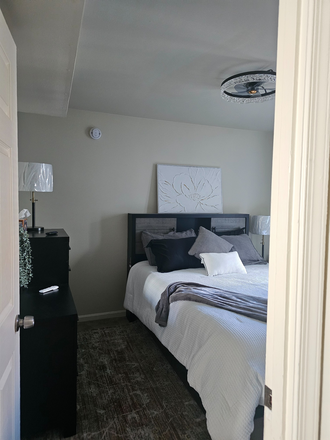Master bedroom - An Urban Location that's Move-in Ready!  Close to Metro!  Washer/Dryer in unit! Condo