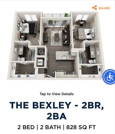 Bexley Floor Plan - The Standard at Gainesville