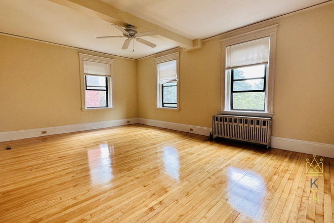 Living Room - Charming Apartments at Amory Gardens in Brookline/Audubon Circle! H/HW inc, Fantastic Roof Deck!