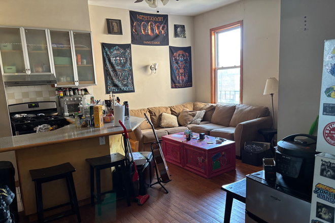 Common Area/Kitchen from entrance view - 1 Room Available, Allston MA Apartments