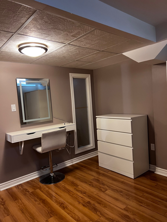 Bedroom - 1 Fully Furnished Basement Apartment, with private washroom and kitchen