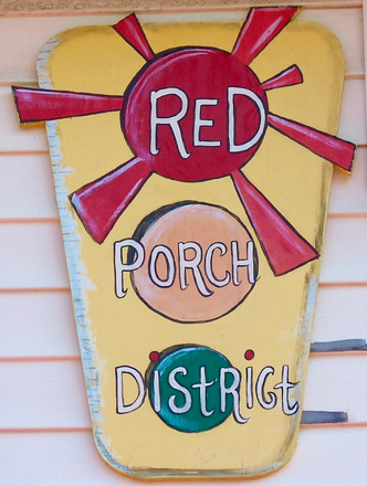 Our house sign! - Red Porch District House