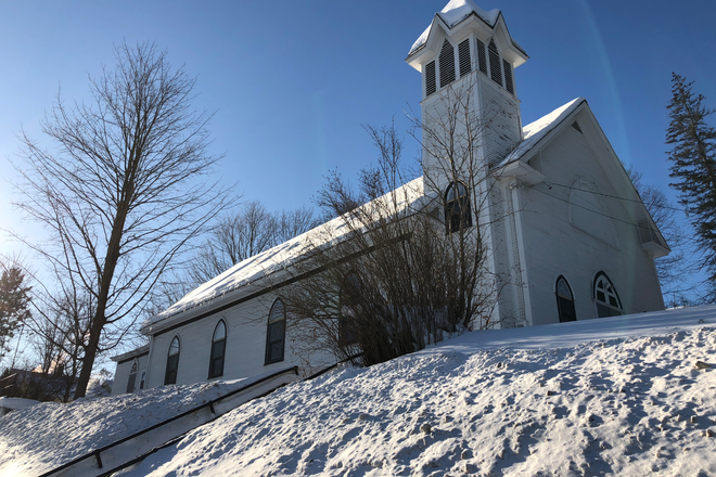 S Pleasant Street View (winter) - Church Home