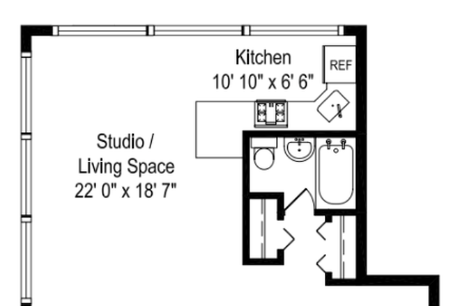 floor plan - Studio
