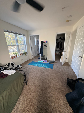 Bedroom (will be unfurnished) - Room + private bathroom in Cary Belvidere Apartments
