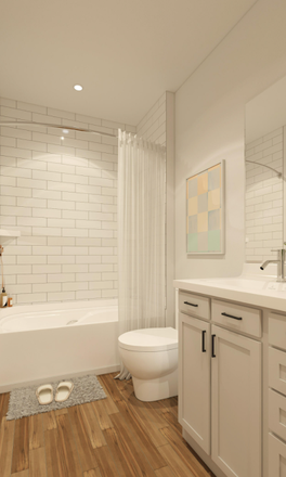 Bathroom - ASPEN HEIGHTS Apartments