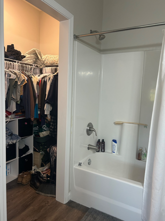 Attached Walk-in closet in Bathroom - Bellamy Apartment