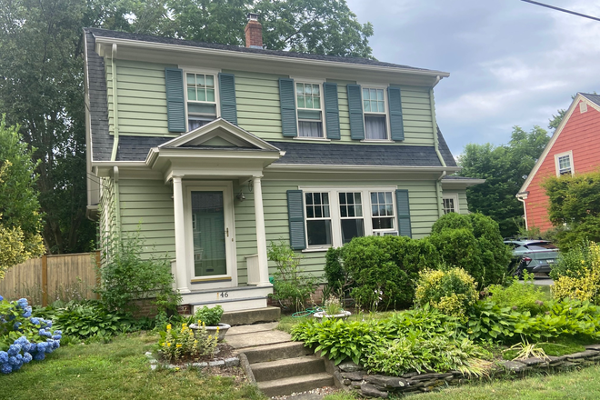 Front of house (from Kneeland Street) - 2-3BR home in historic Pawtuxet village