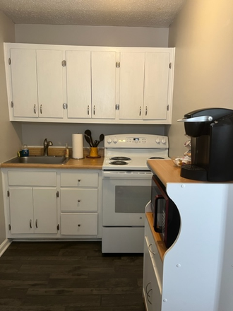 kitchen - Perfect LOCATION!  WALK to campus!  Private 1  BEDROOM  furnished w utilities Apartments