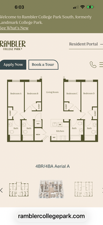Floor plan - Landmark/Rambler Apartments