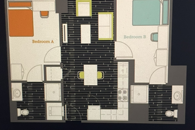 Unit layout - The View and Vantage Apartments