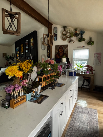 View of the kitchen island - Casa de Red Bull House