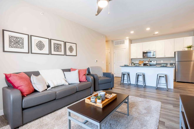 Living room - The Verge Apartments