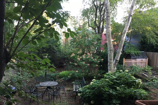 Backyard - Fully furnished studio in family home with private, alarmed entrance