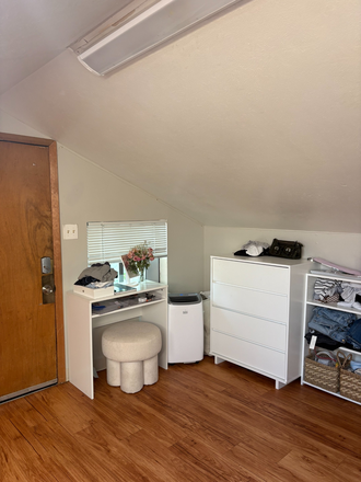 Entrance into studio (door leads to outdoors stairs) - Upstairs Unit with Private Stairs Apartments
