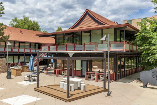 outdoor area - The Lotus Apartments
