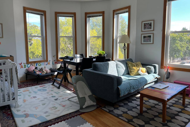 Living Room - Sunny Corner Apartment w/ No Broker Fee!