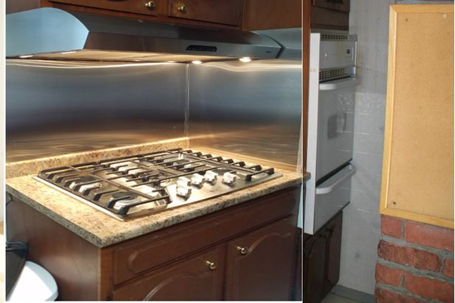 kitchen cooktop & stove - 3 Bedroom Tesla Ave.   Available 6/1/26 Duplex