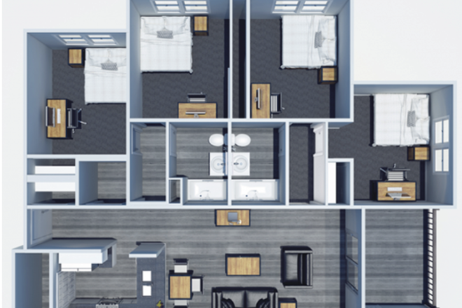 Layout- apartment has not been seen or moved into - The Harrison