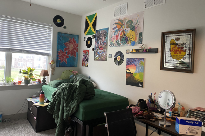 My side of the room which I'm looking for someone to take over. - North 116 Flats