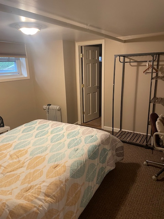 Bedroom - 1 Bedroom efficiency, basement apartment,  private entrance, available by month