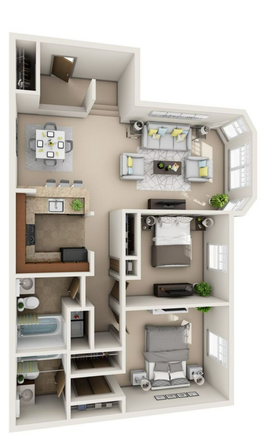 Secondary Bedroom with private bedroom - Mill Valley Estates, 15 minutes from Campus