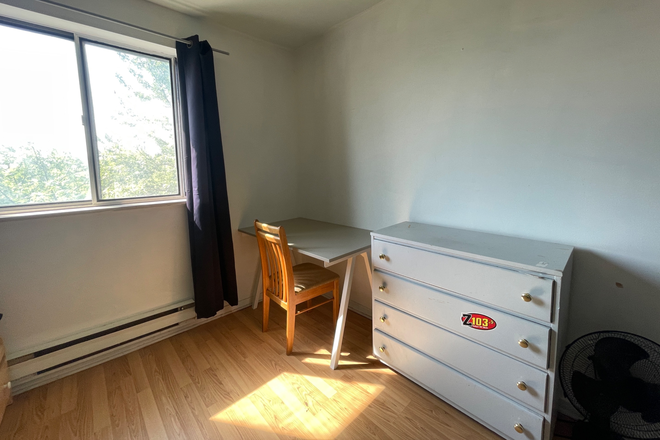 Desk - Private Furnished Bedroom | 2 Shared Washrooms & Kitchen | Duplex