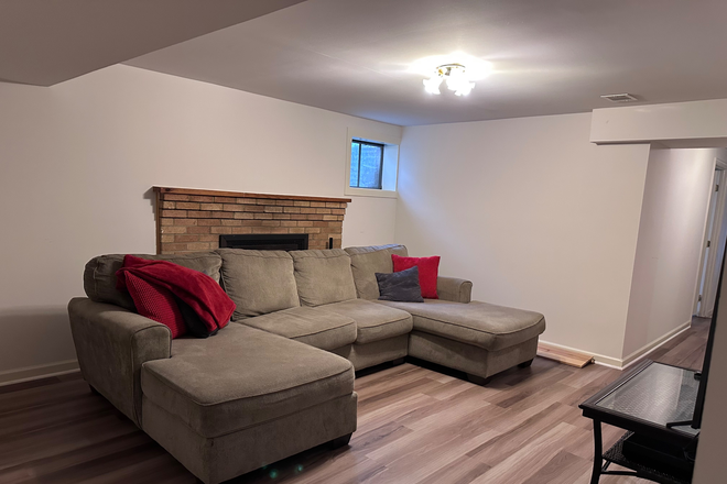 Lower level living room - Multiple bedrooms available for rent