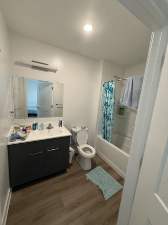 Bathroom (Unit B) - LEASING A ROOM AT A 4X4 Fall 2026 SUBLEASE - TEMPO COLLEGE PARK Apartments