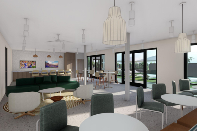 Lounge in building - The Row on 13th Summer Sublease,  May 4-July 31 Flexible dates