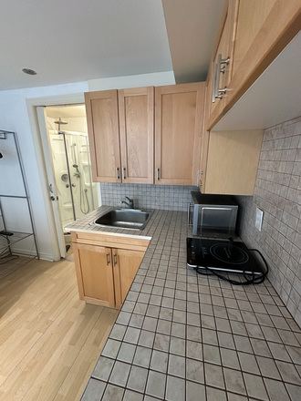 Kitchenette - One bedroom studio, steps to UofT, private bath, utilitie & internet incl, free in house laundry