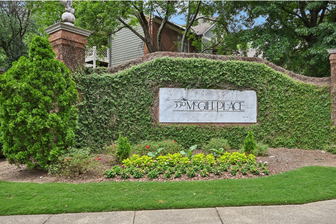 Community Entrance - Spacious 2/2 Intown with parking in a gated community - close to everything in Atlanta