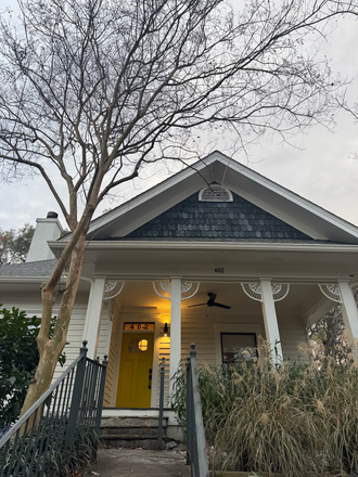 Front of home - 4bed/3bath house ON Candler park! Decks, parking, walk/bike distance to Emory!