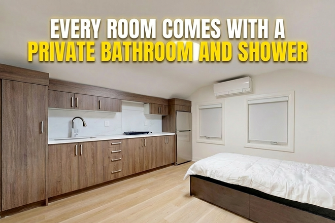 Studio - *700 Meters from Campus* Fully Furnished Rental Units with Private Ensuite Bedrooms & Studios