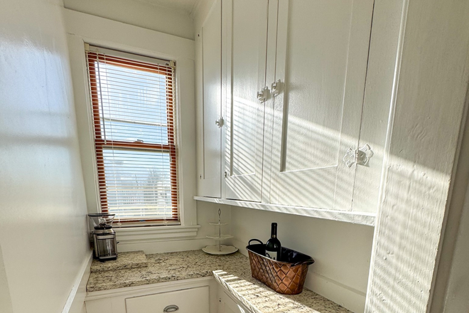 Pantry space, just off the kitchen. Lots of additional storage for dry goods and whatever else may need putting away - CLA303 Huge 5 bed, 2 bath, Harvard, Davis Porter Square Apartments