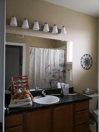 Master Bath Upper Level - Town house for rent  - Cafes, restaurants, Lowry Beer Garden and 24HR Fitness a short walk away