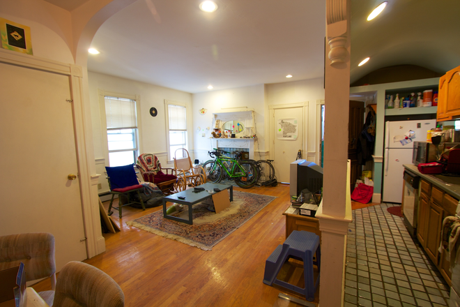 Living Room and Kitchen - Apartment Close to Campus