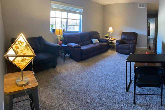 Living room - (summer sublease) Fully Furnished 2-Bedroom Apartment Near Duke University, Chapel Tower Apartments