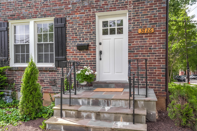 Outside Front Entry - Totally Renovated !!!   - Two blocks to campus 2027-2028 Townhome