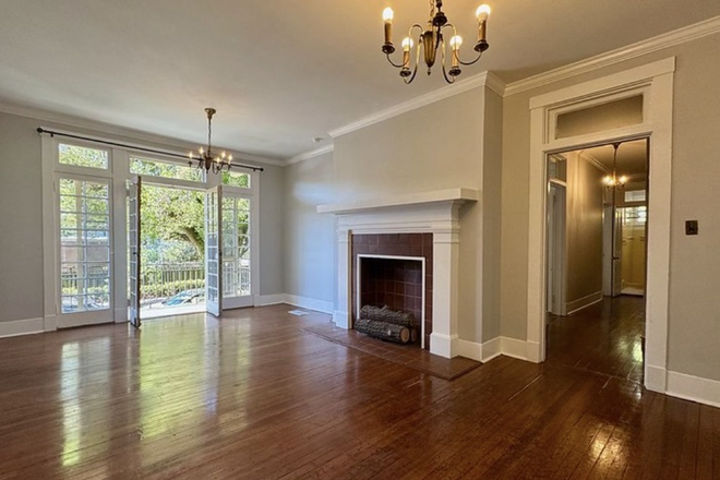 Living room - Charming Apt.: Balcony + Small Front Yard